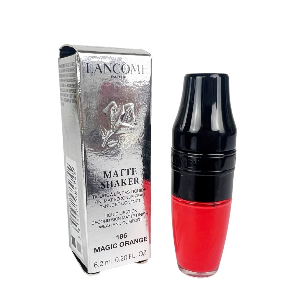 Lancome Matte Shaker Liquid Lipstick - #186 Magic Orange - 0.20 Oz - NEW IN BOX